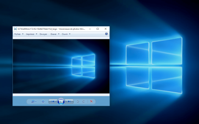 Windows 10 et la visionneuse de photo
